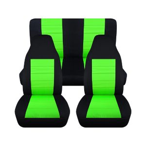 Black and Lime High Back Complete Set