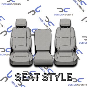 Seat style for 2013-2018 Dodge Ram 1500 2500 3500 40/20/40 front seats with recessed bucket headrests and center console