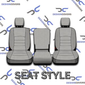 Seat style for 2013-2018 Dodge Ram 1500 2500 3500 40/20/40 front seats with standard bucket headrests and center console