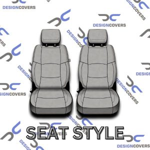 Bucket seat style for 2013-2018 Dodge Ram 1500 2500 3500 front seats with recessed headrests driver and passenger seats