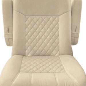 2018 Holiday Rambler Endeavor seat cover diamond quilted inserts beige RV captain chair cover