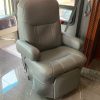 2018 Holiday Rambler Endeavor seat cover installed captain chair gray RV seat cover custom fit