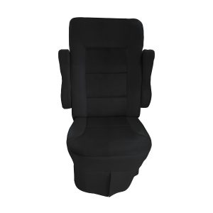 Black cotton RV seat cover for 2010-2011 Tiffin Allegro Open Road captain chairs