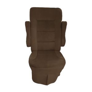 Brown cotton RV seat cover for 2010-2011 Tiffin Allegro Open Road captain chairs
