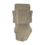 Milled pebble vinyl RV seat cover for 2010-2011 Tiffin Allegro Open Road captain chairs textured durable