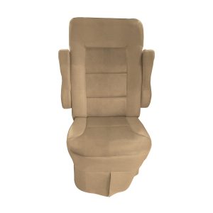 Tan cotton RV seat cover for 2010-2011 Allegro Open Road captain chairs