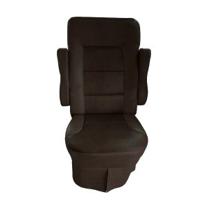 Walnut vinyl RV seat cover for 2010-2011 Allegro Open Road captain chairs waterproof