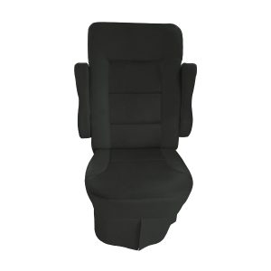 2012 to 2015 Tiffin Allegro RED RV captain chair seat cover solid vinyl charcoal