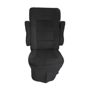 Charcoal cotton RV seat cover for Tiffin Allegro Open Road captain seats (12-15 ft motorhomes)